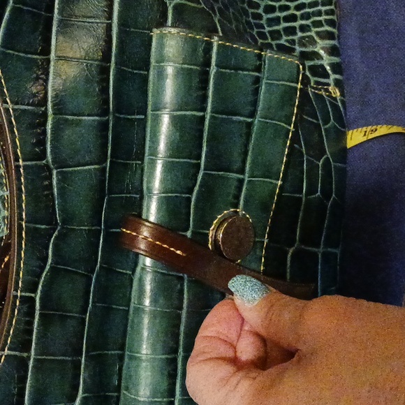 Dooney & Bourke Med Teal, 13Lx13Hx6W - Picture 9 of 10